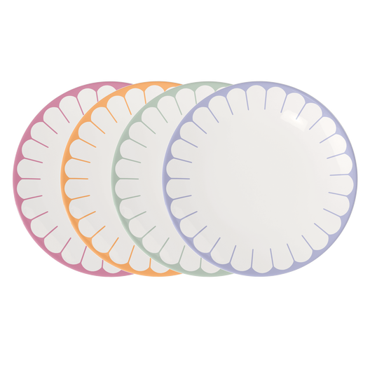 Dinner plate, Multicoloured, Ø26.6 cm