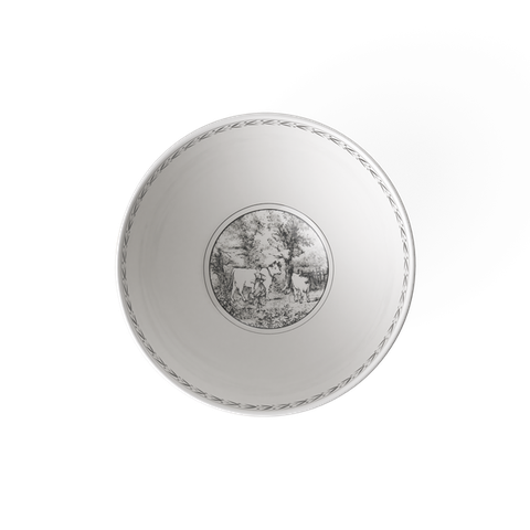 Audun Ferme Large Bowl European Countryside Painting