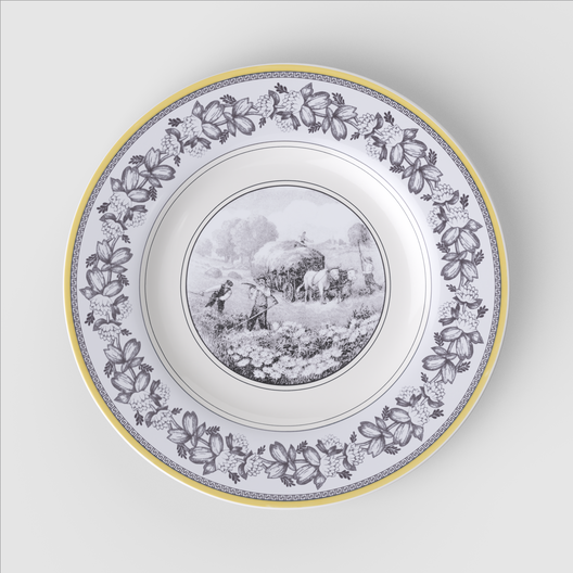 Dinner plate, Multicoloured, Ø27.1 cm