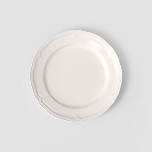 Dinner plate, White, Ø26.7 cm
