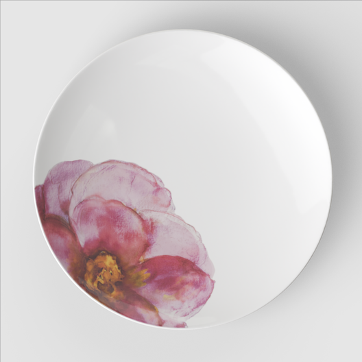 Dinner plate, Pink, 28.5 x 28.5 cm