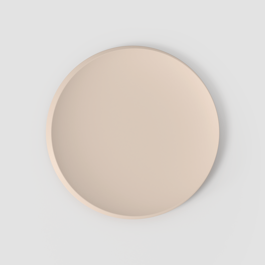 Dinner plate, Beige, Ø29.2 cm