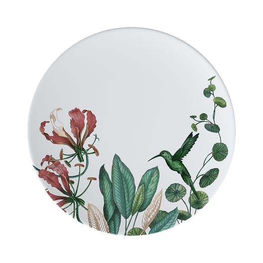 Dinner plate, Multicoloured, Ø27.2 cm