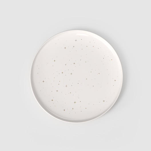 Dinner plate, Beige, Ø27.3 cm