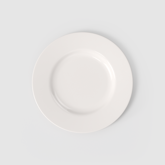 Dinner plate, White, Ø27.1 cm