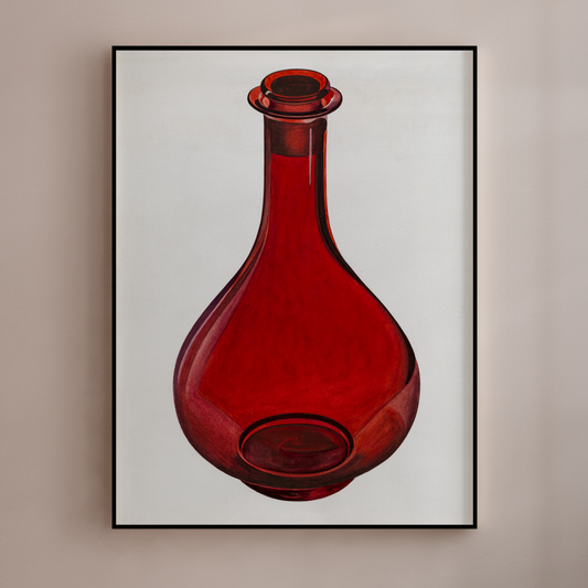 Red Vase